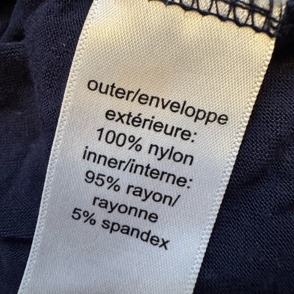 Maurices Navy Blue Lace Tank Top (Women's Plus Size 2) - Picture 6 of 7